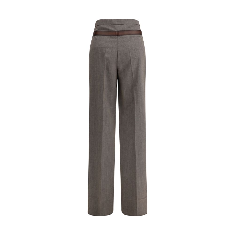Pantalones de lana Prada