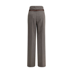 Pantalones de lana Prada