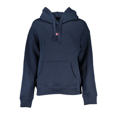 Suéter de algodón azul Tommy Hilfiger para mujer