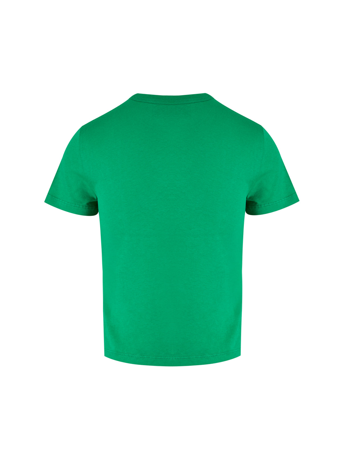 Camiseta de algodón verde con el logotipo de Gucci