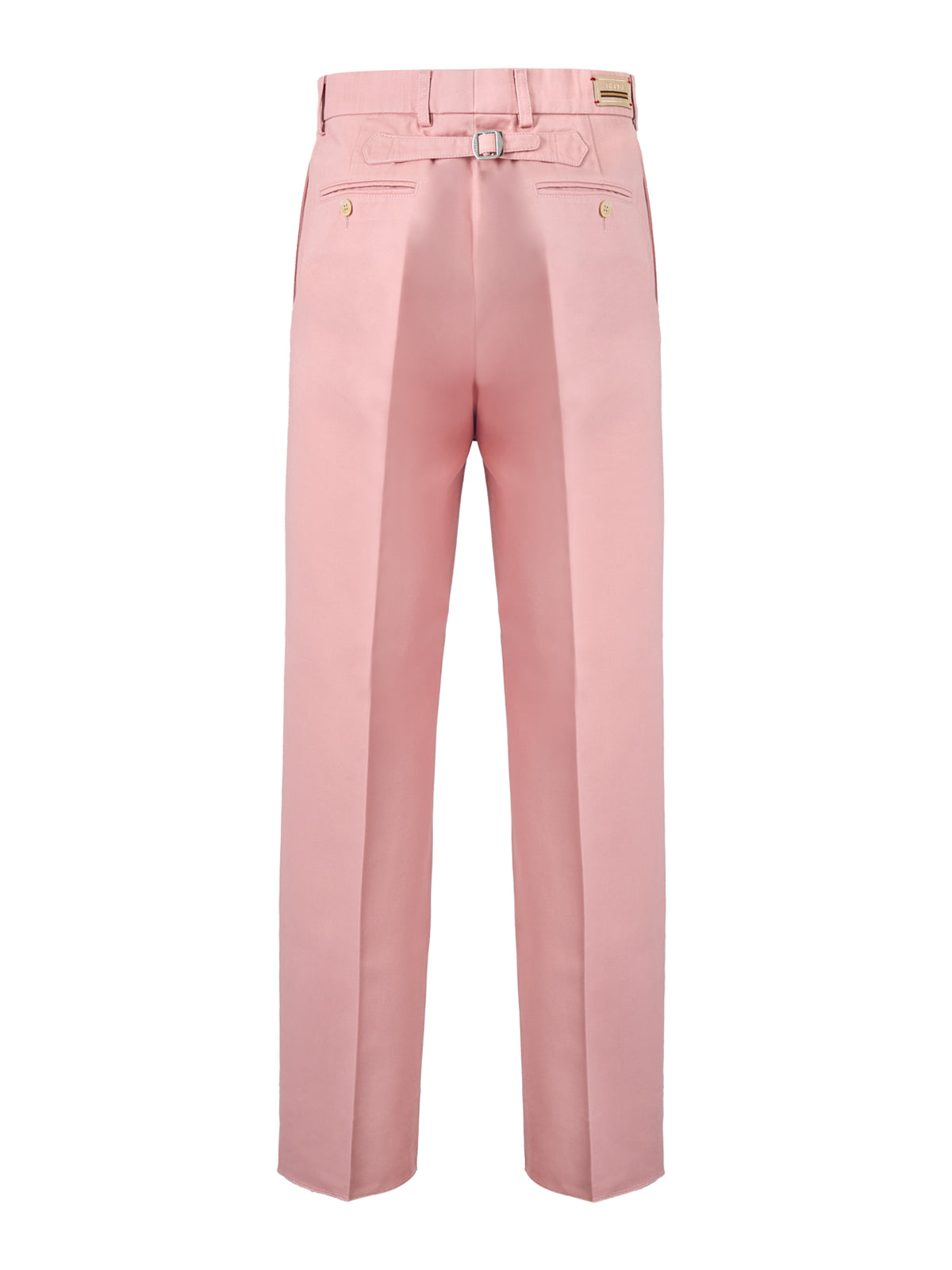 Pantalones de algodón rosa claro Gucci