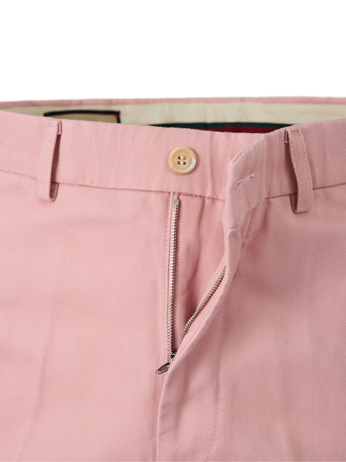 Pantalones de algodón rosa claro Gucci