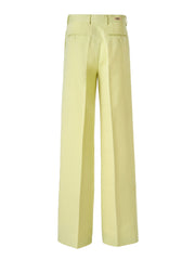 Pantalones de poliéster amarillo lima Gucci