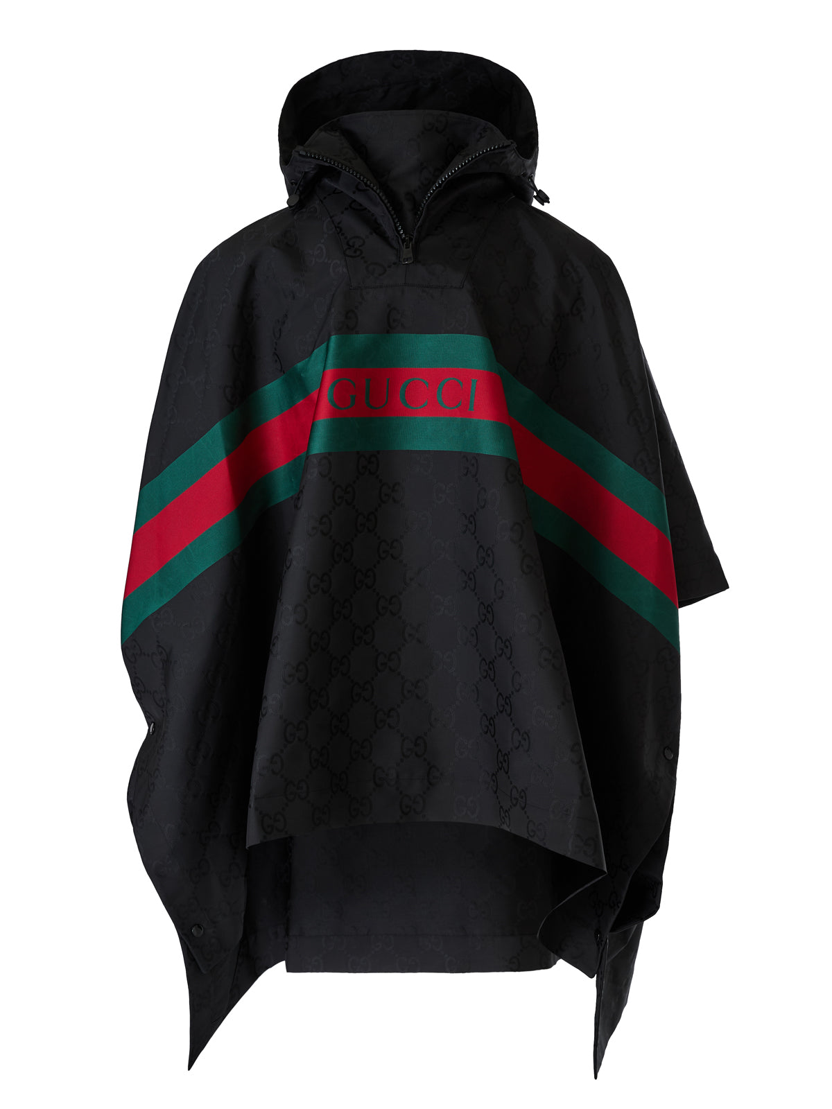 Abrigo de nailon jacquard con GG de Gucci