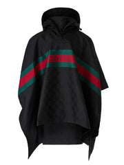 Abrigo de nailon jacquard con GG de Gucci