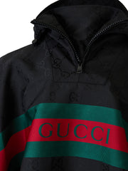 Abrigo de nailon jacquard con GG de Gucci