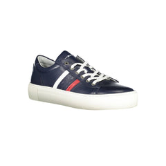 Zapatillas Tommy Hilfiger de cuero azul para hombre