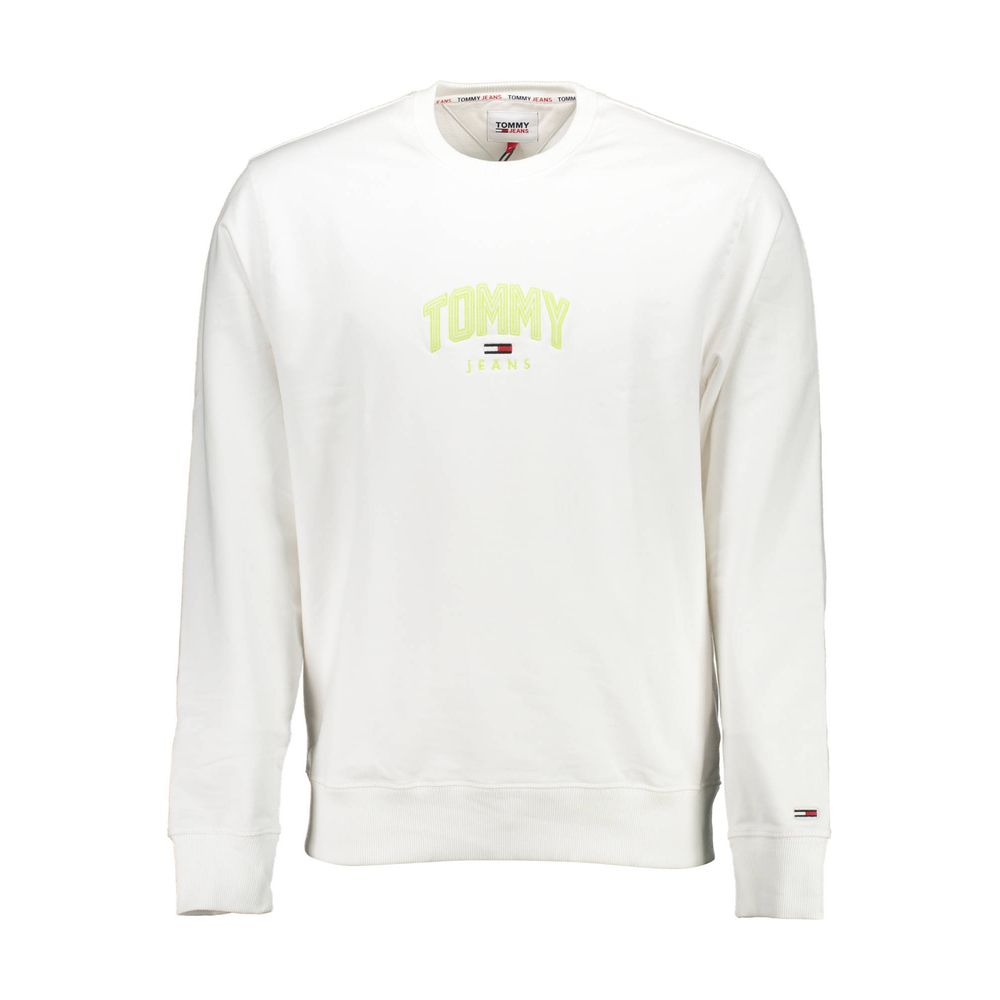 Sudadera unisex de algodón blanca de Tommy Hilfiger