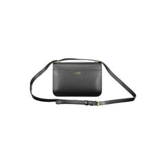 Bolso de mano de cuero negro Ralph Lauren