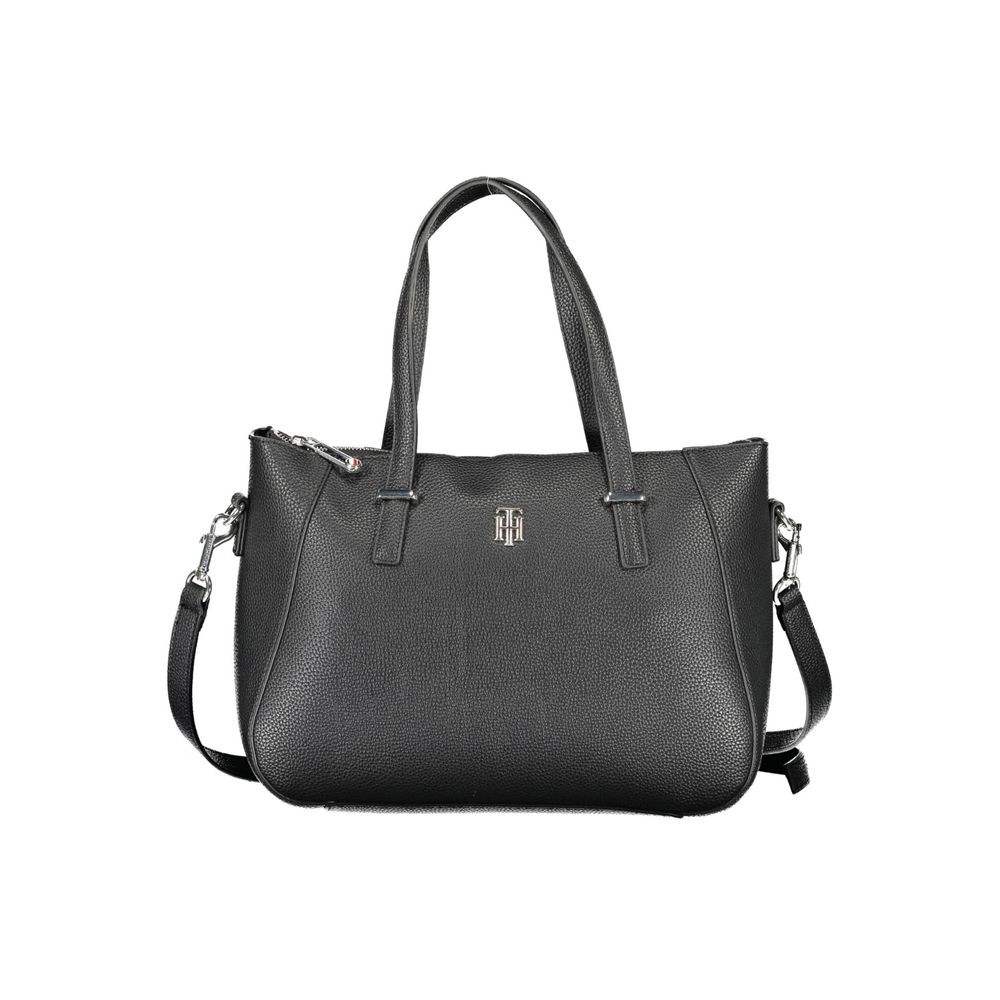 Bolso de mano Tommy Hilfiger de polietileno negro para mujer