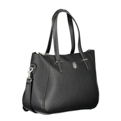 Bolso de mano Tommy Hilfiger de polietileno negro para mujer