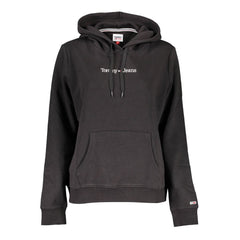 Suéter de algodón negro Tommy Hilfiger para mujer