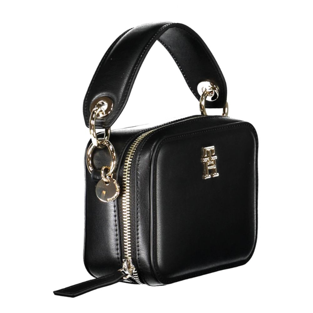 Bolso de mano Tommy Hilfiger de polietileno negro para mujer