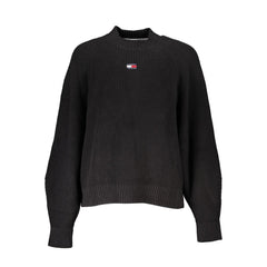 Suéter de algodón negro de Tommy Hilfiger