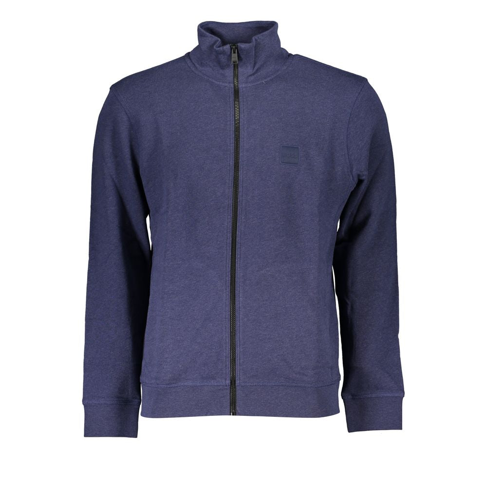 Suéter azul de algodón para hombre de Hugo Boss