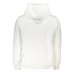 Suéter blanco de algodón para hombre de Hugo Boss