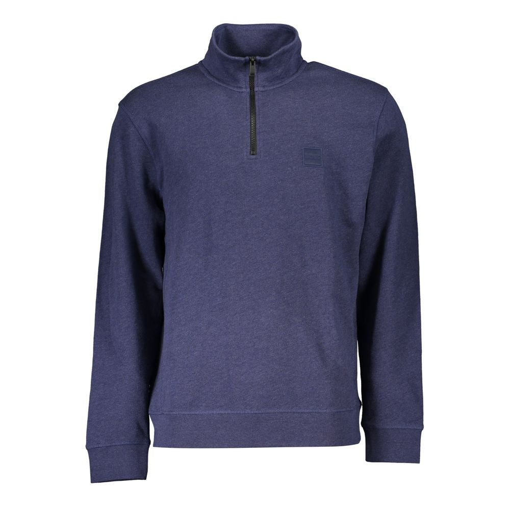 Suéter azul de algodón para hombre de Hugo Boss