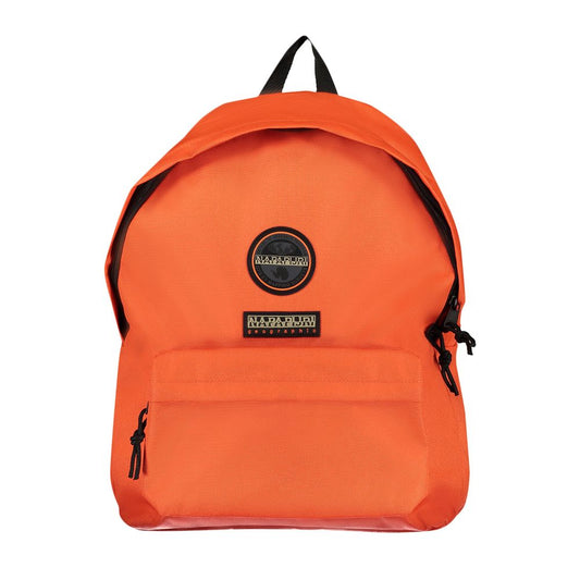 Mochila Napapijri Eco-Chic naranja con diseño de logotipo