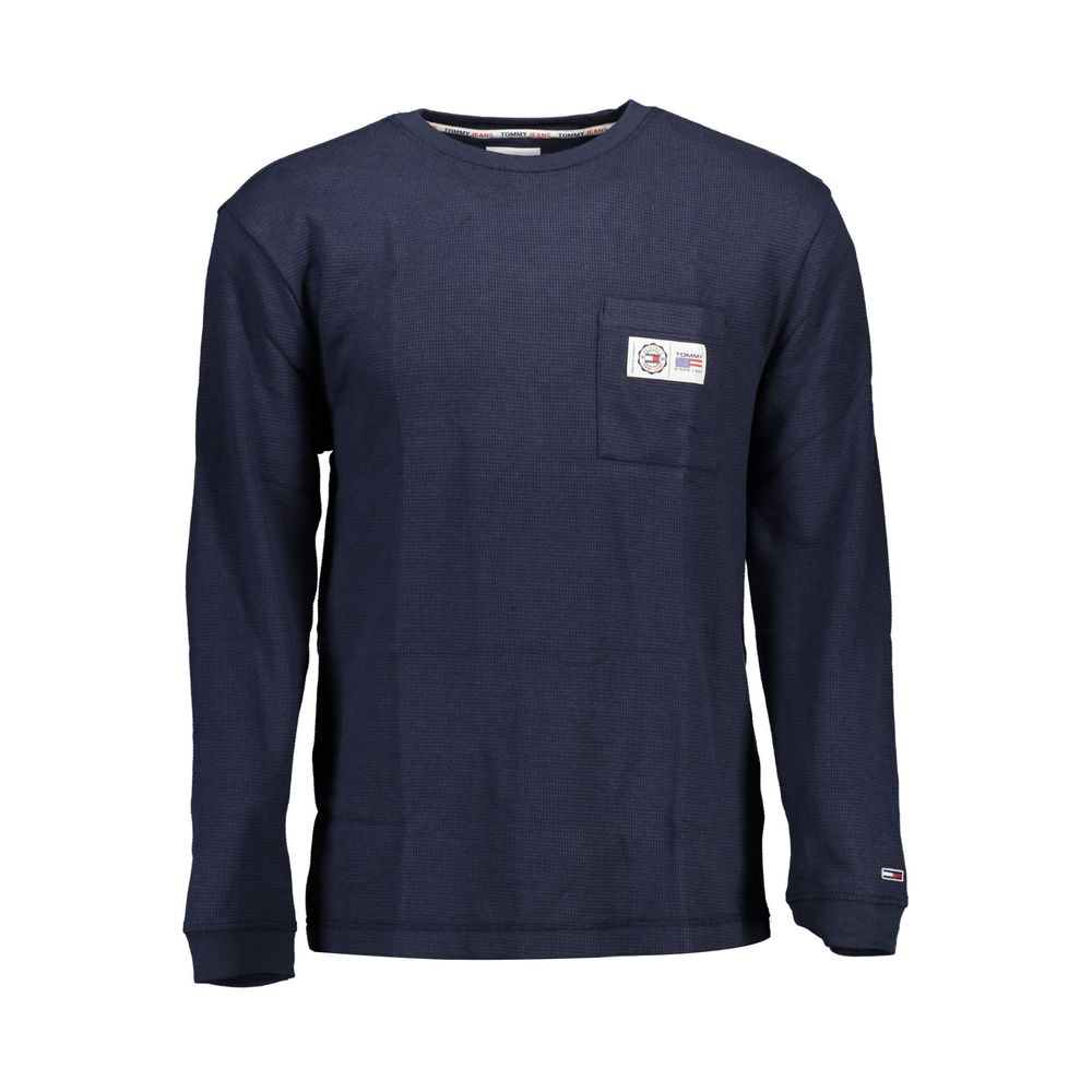 Suéter de algodón azul Tommy Hilfiger