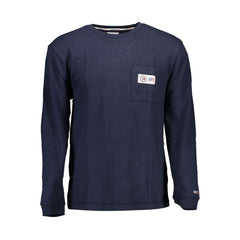 Suéter de algodón azul Tommy Hilfiger