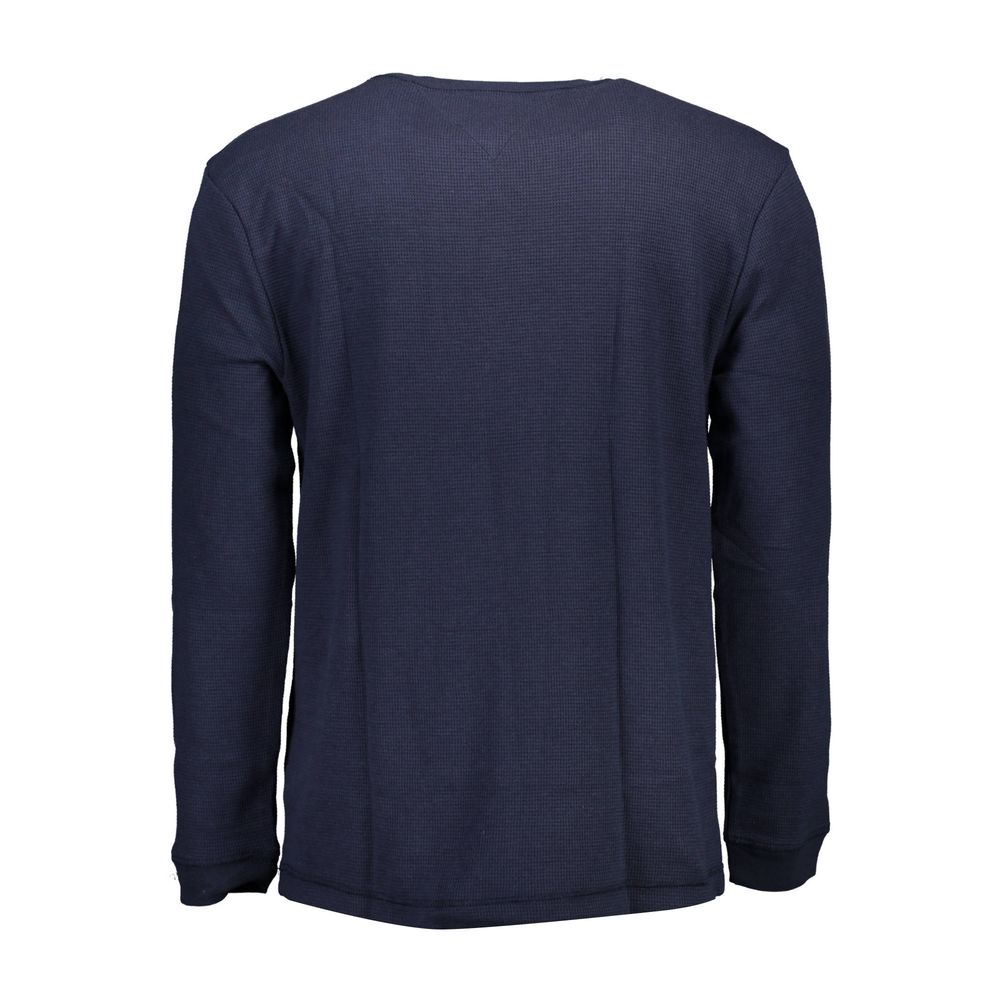 Suéter de algodón azul Tommy Hilfiger