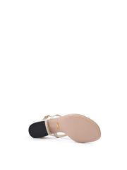 Sandalias Charlotte de piel napa blanca Mystic de Gucci