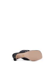 Sandalias Charlotte de piel napa negra Mystic de Gucci