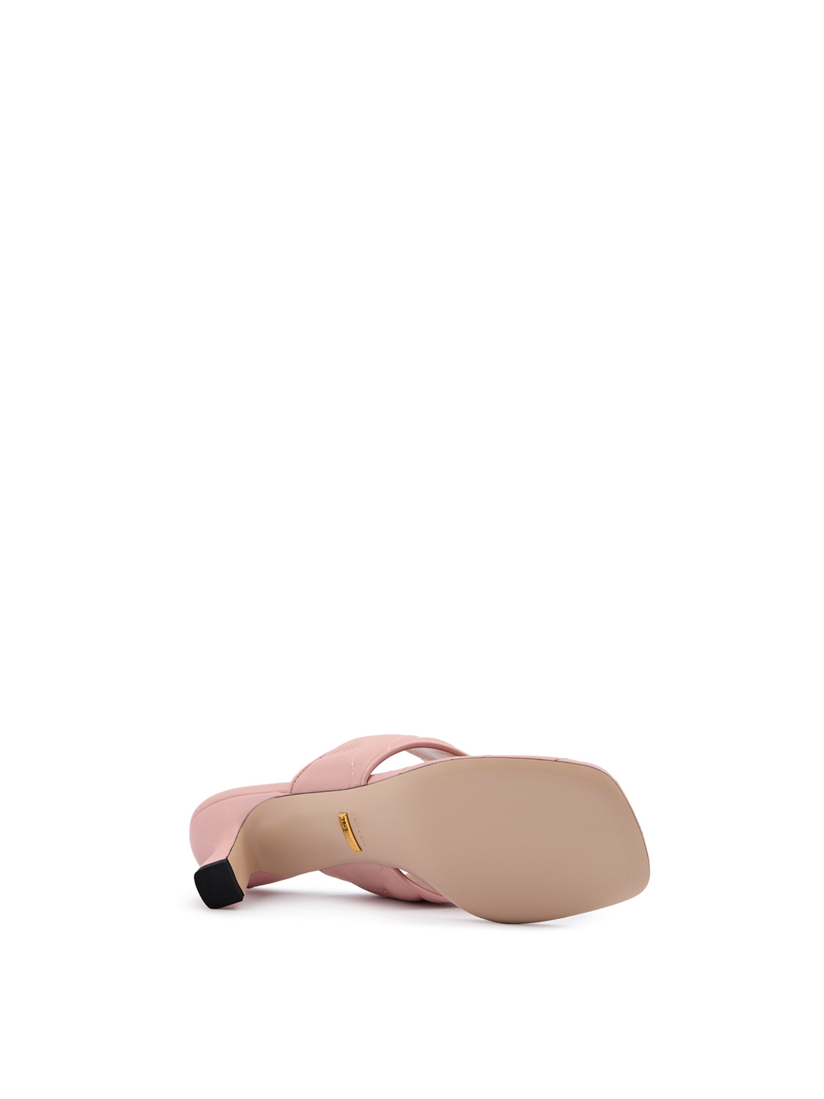 Sandalias Charlotte de piel napa rosa mística de Gucci