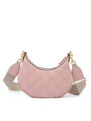 Bolso de hombro Gucci de piel rosa claro