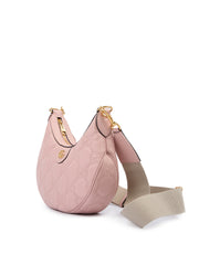 Bolso de hombro Gucci de piel rosa claro