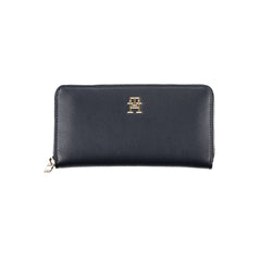 Cartera de diseño elegante azul de Tommy Hilfiger