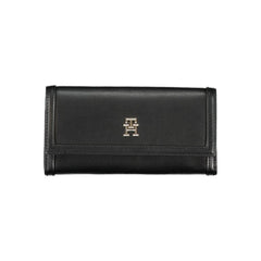 Cartera elegante negra de dos compartimentos de Tommy Hilfiger