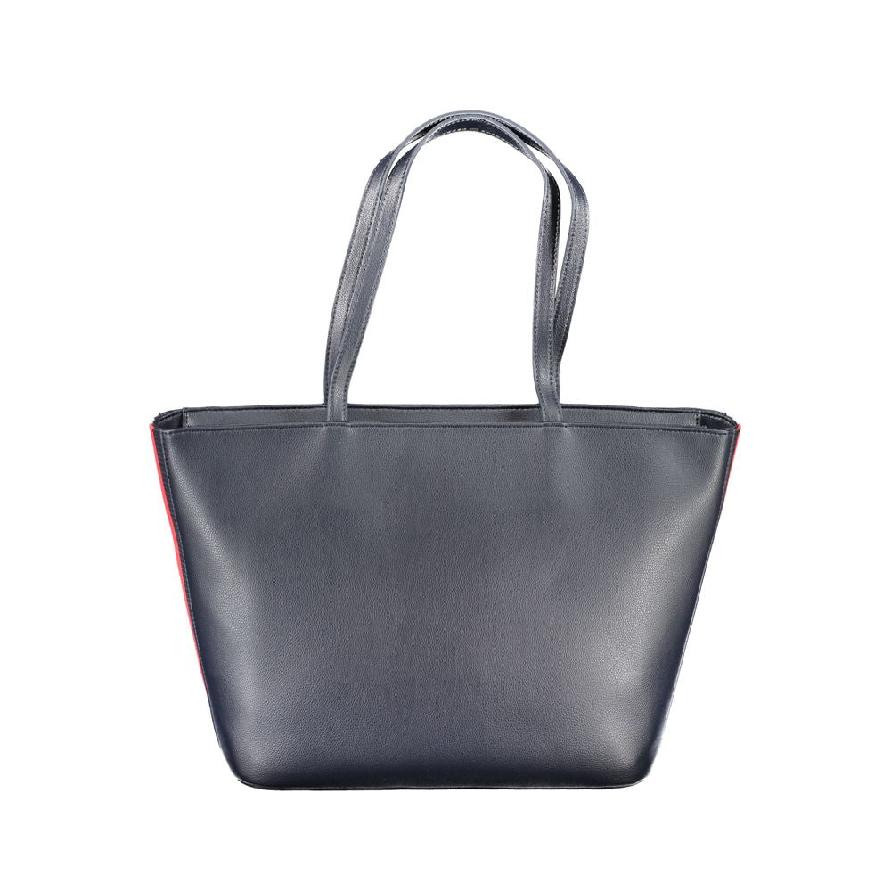 Bolso de mano azul de poliéster de Tommy Hilfiger
