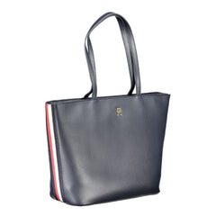 Bolso de mano azul de poliéster de Tommy Hilfiger