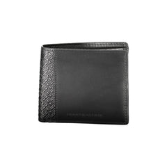 Cartera de cuero negra para hombre de Tommy Hilfiger