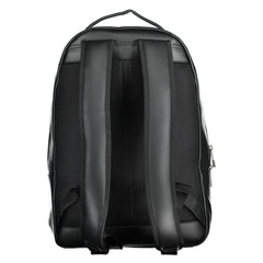 Mochila Tommy Hilfiger de polietileno negra para hombre