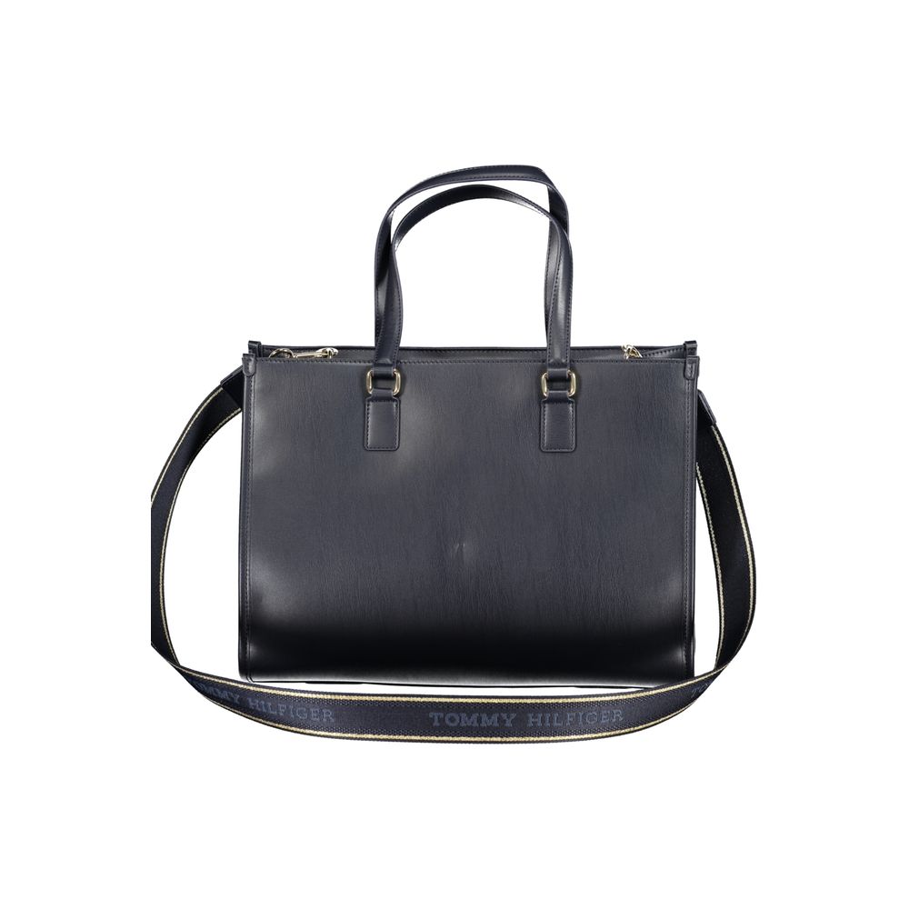 Bolso de polietileno azul Tommy Hilfiger