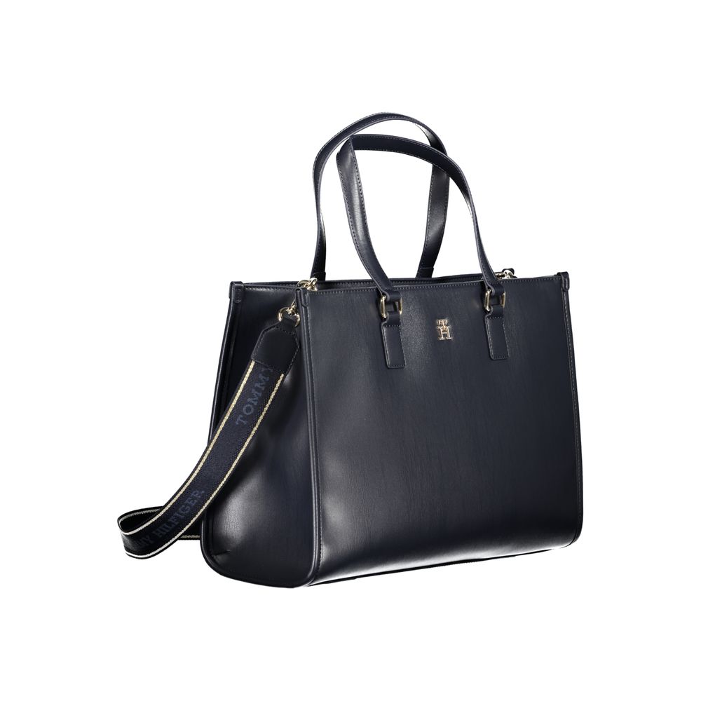 Bolso de polietileno azul Tommy Hilfiger