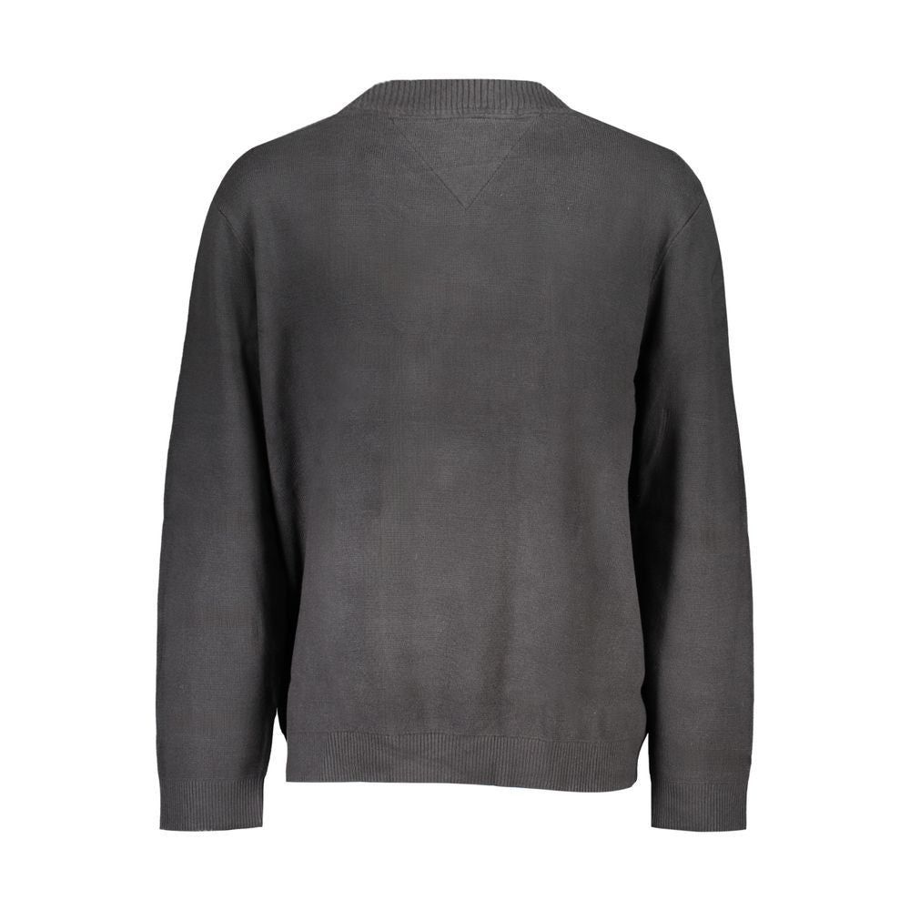 Suéter de algodón negro de Tommy Hilfiger