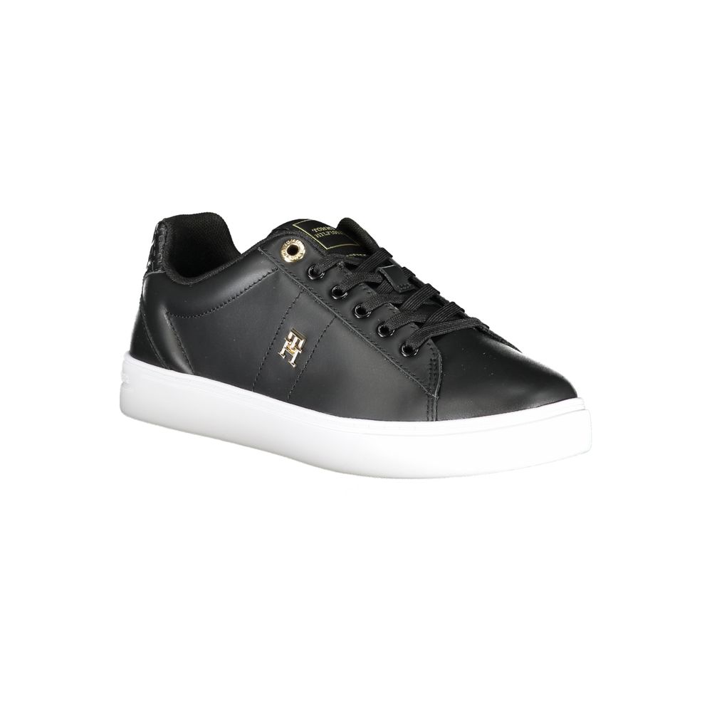 Zapatillas Tommy Hilfiger negras de poliéster