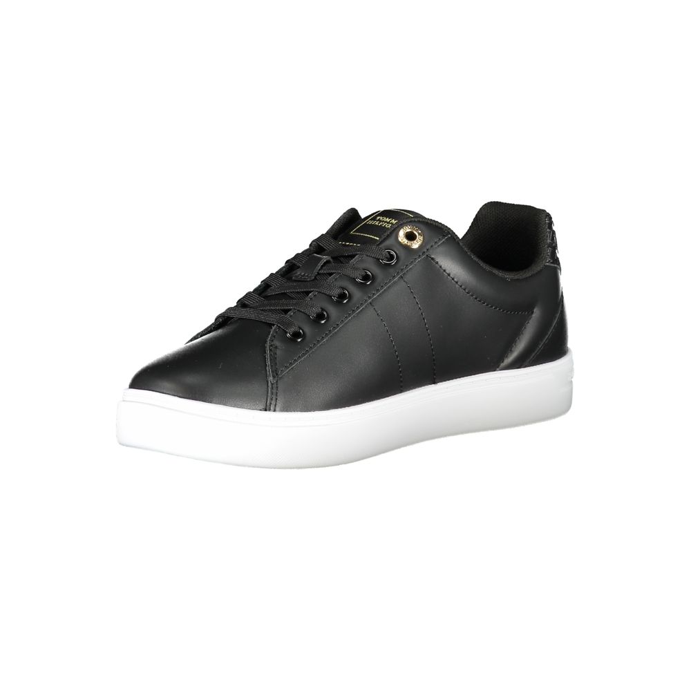 Zapatillas Tommy Hilfiger negras de poliéster