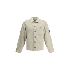 Camisa de algodón y lino de CP Company
