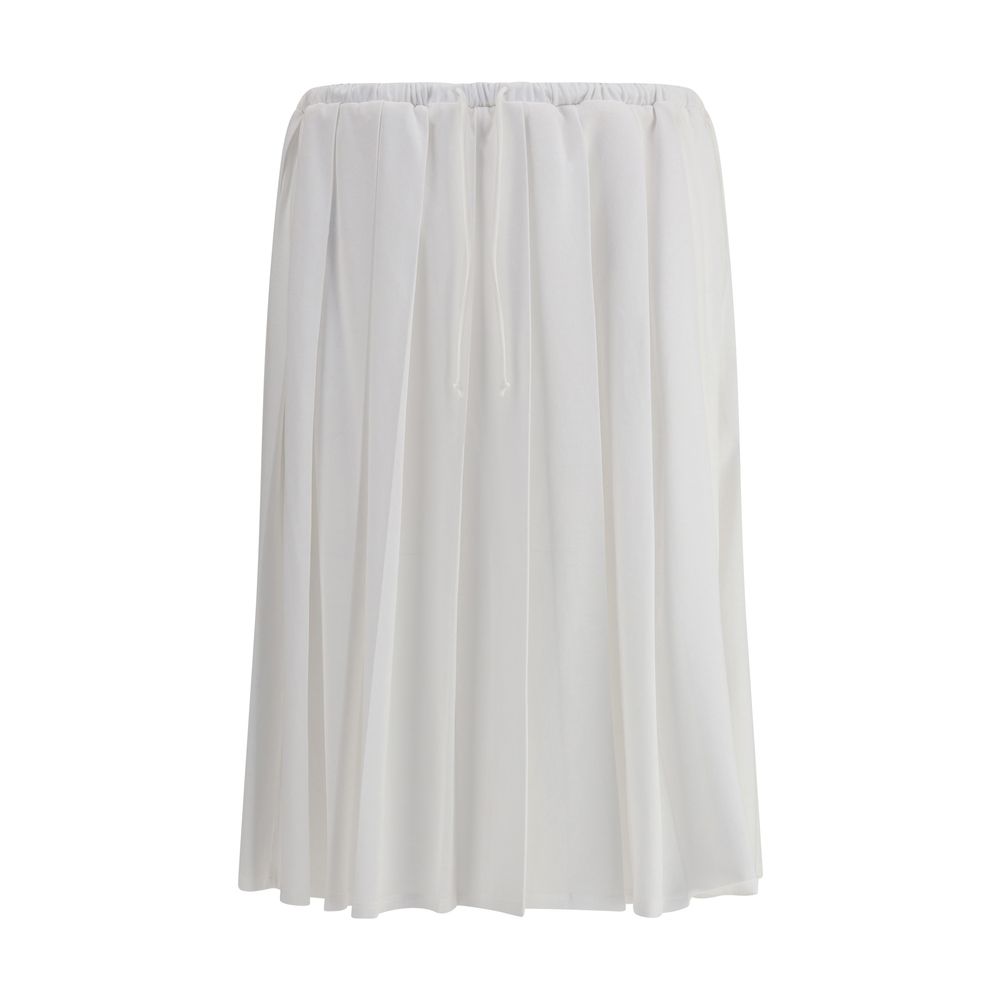 Falda midi de jersey de Prada