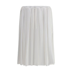 Falda midi de jersey de Prada