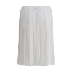 Falda midi de jersey de Prada