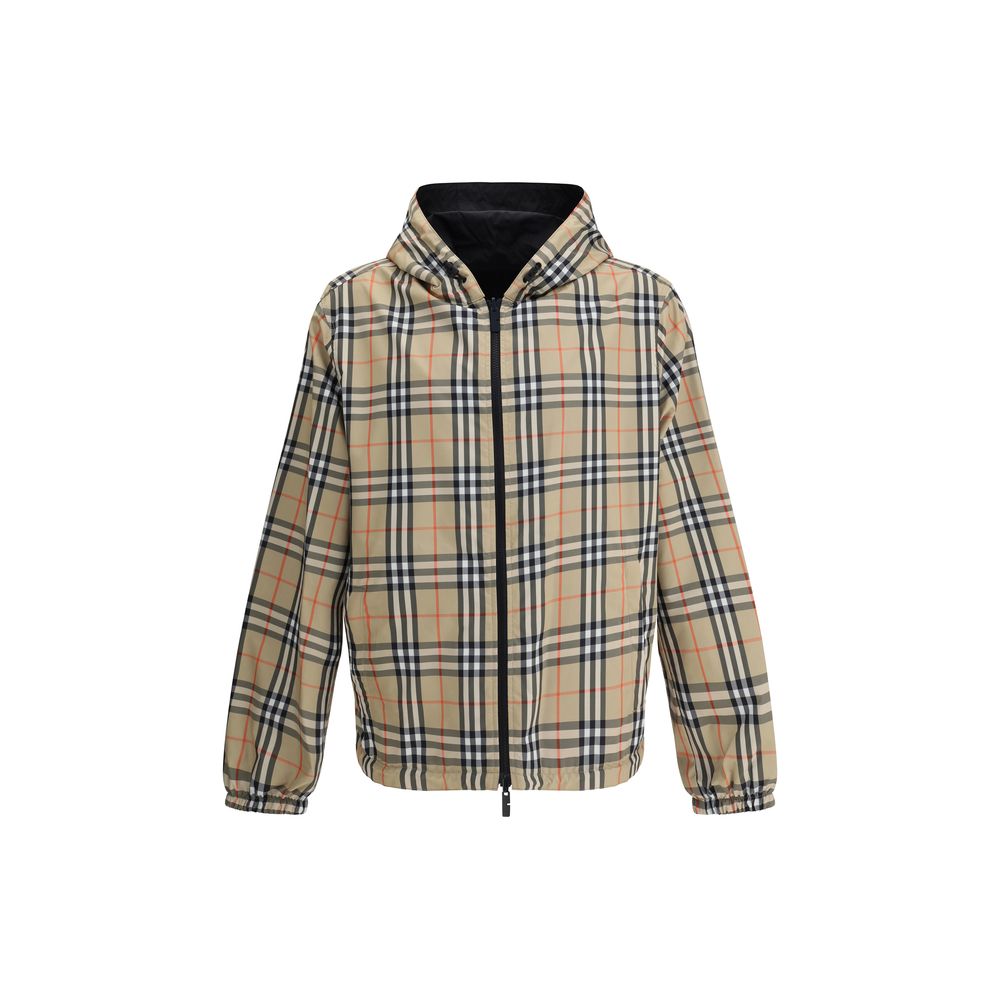 Chaqueta reversible con cuadros de archivo de Burberry