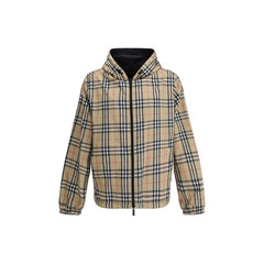 Chaqueta reversible con cuadros de archivo de Burberry