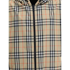 Chaqueta reversible con cuadros de archivo de Burberry