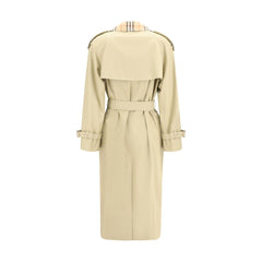 Gabardina Burberry Castleford con cuello de cuadros de archivo
