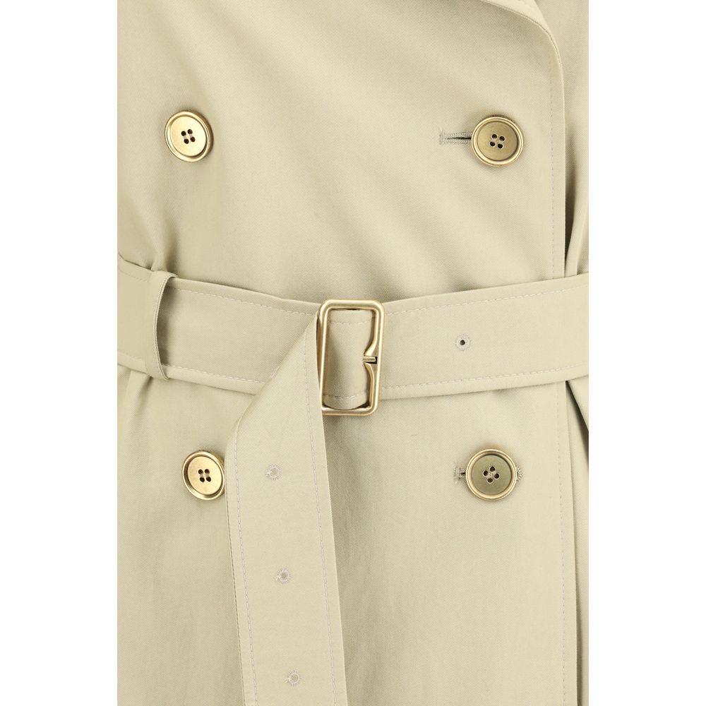 Gabardina Burberry Castleford con cuello de cuadros de archivo